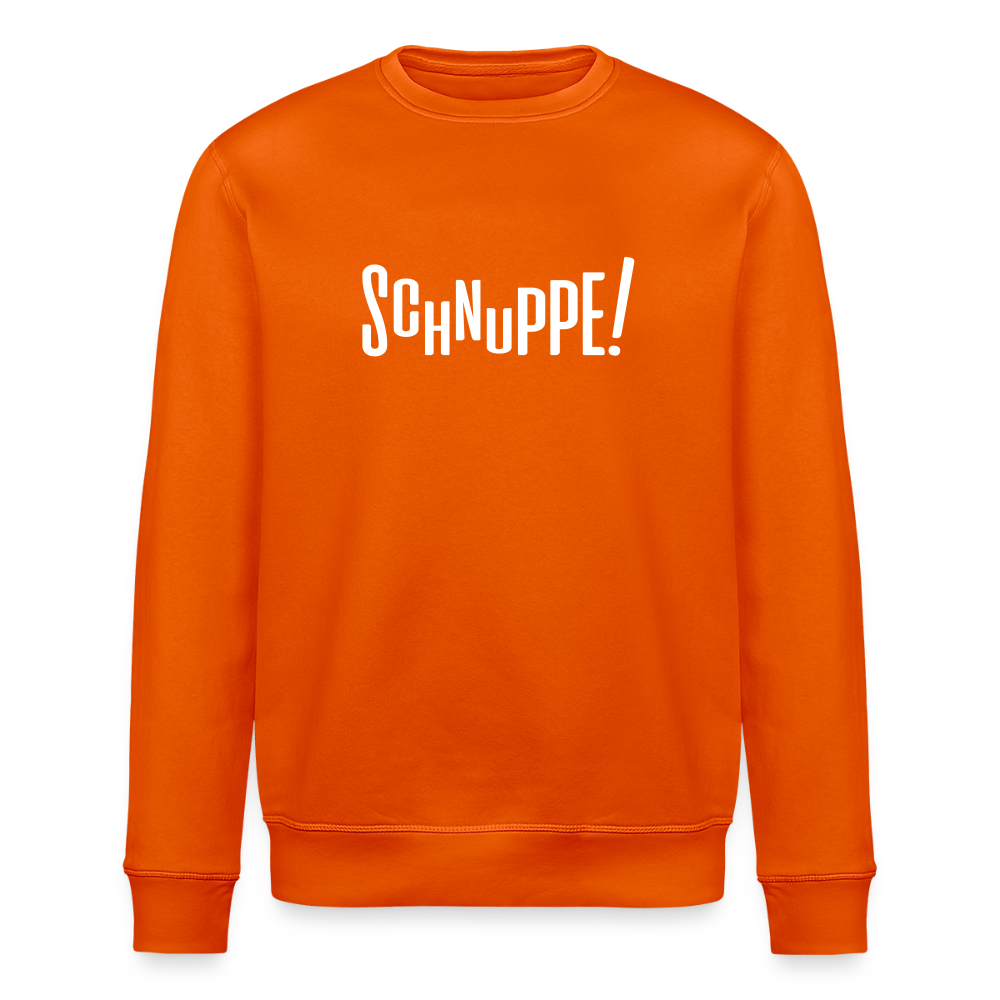 Schnuppe! - Unisex Bio Sweatshirt - Tieforange