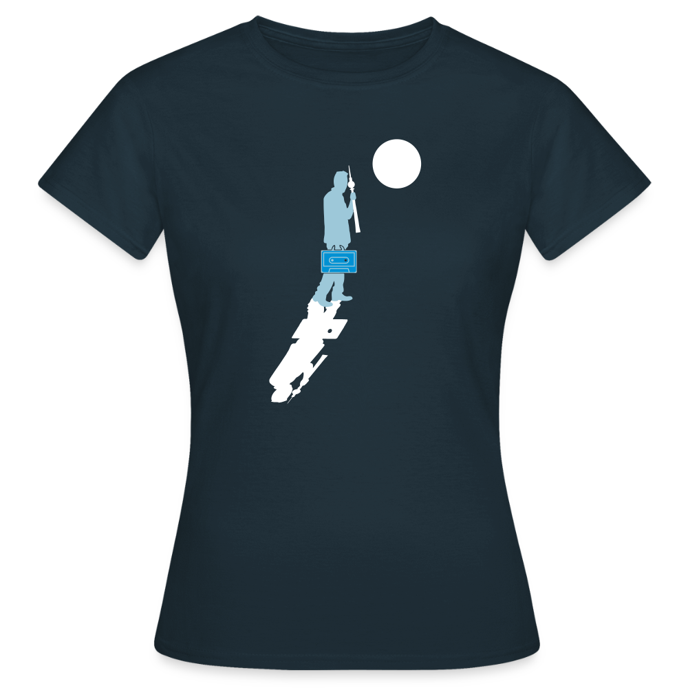 Unterwegs in Berlin - Frauen Premium T-Shirt - Navy