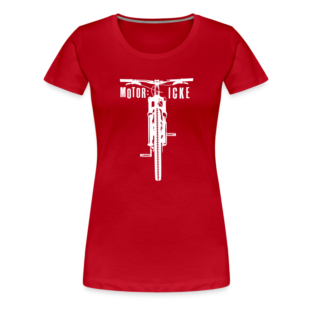Motor icke - Frauen Premium T-Shirt - Rot