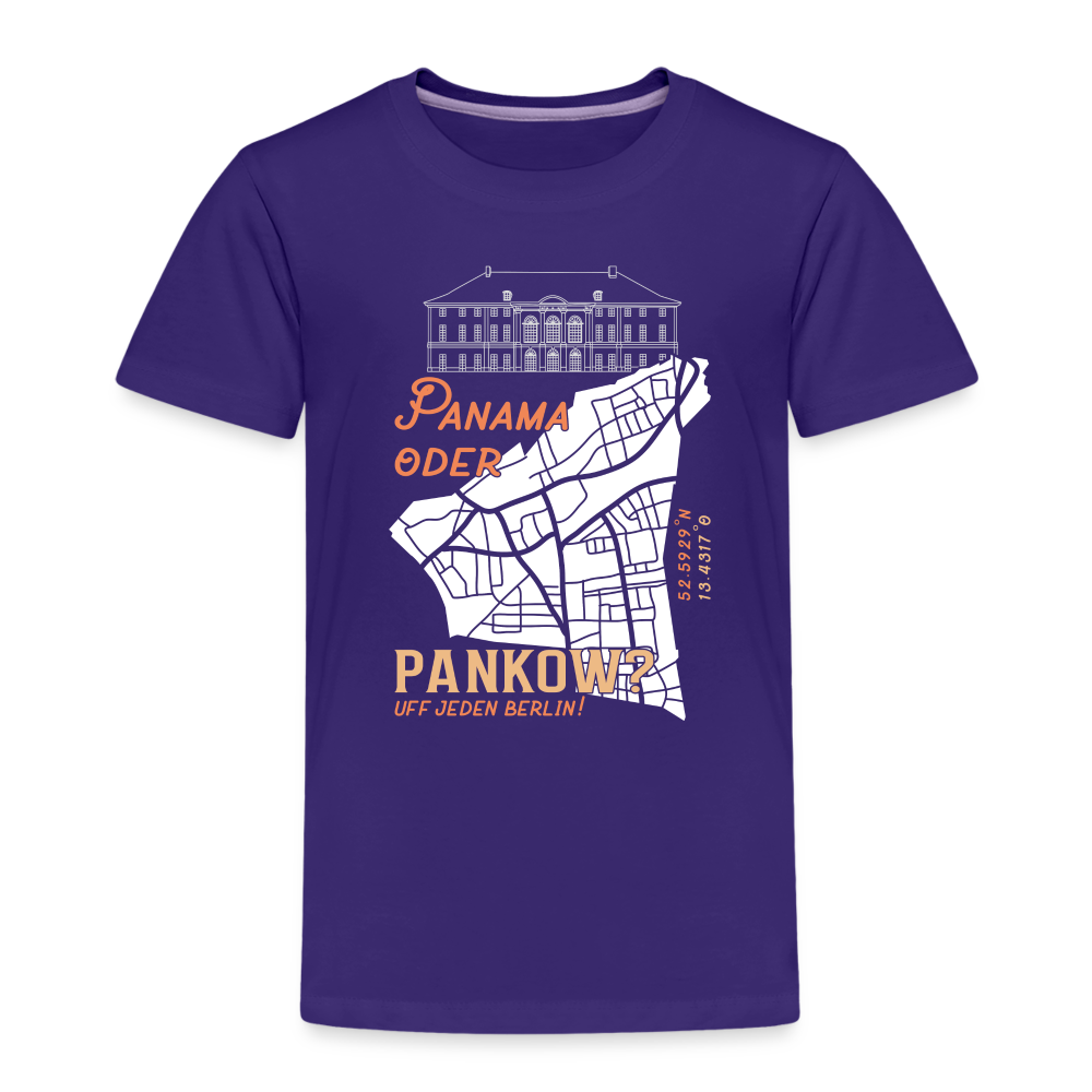 Panama oder Pankow - Kinder Premium T-Shirt - Lila