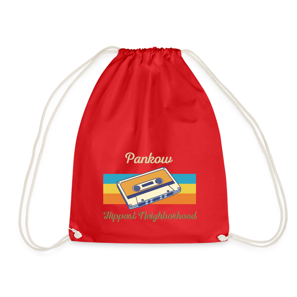 Pankow Hippest Neighborhood - Turnbeutel - Rot