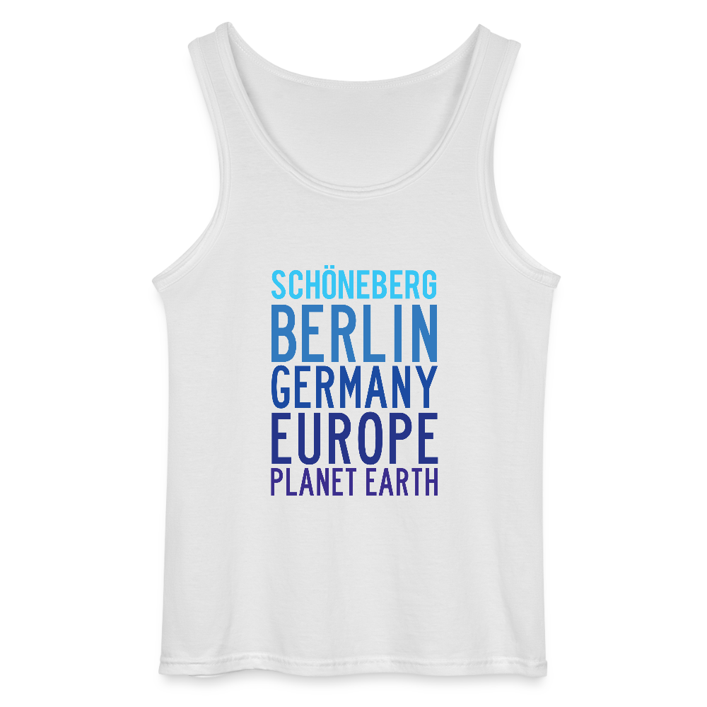 Schöneberg Planet Earth - Männer Tank Top - Weiß