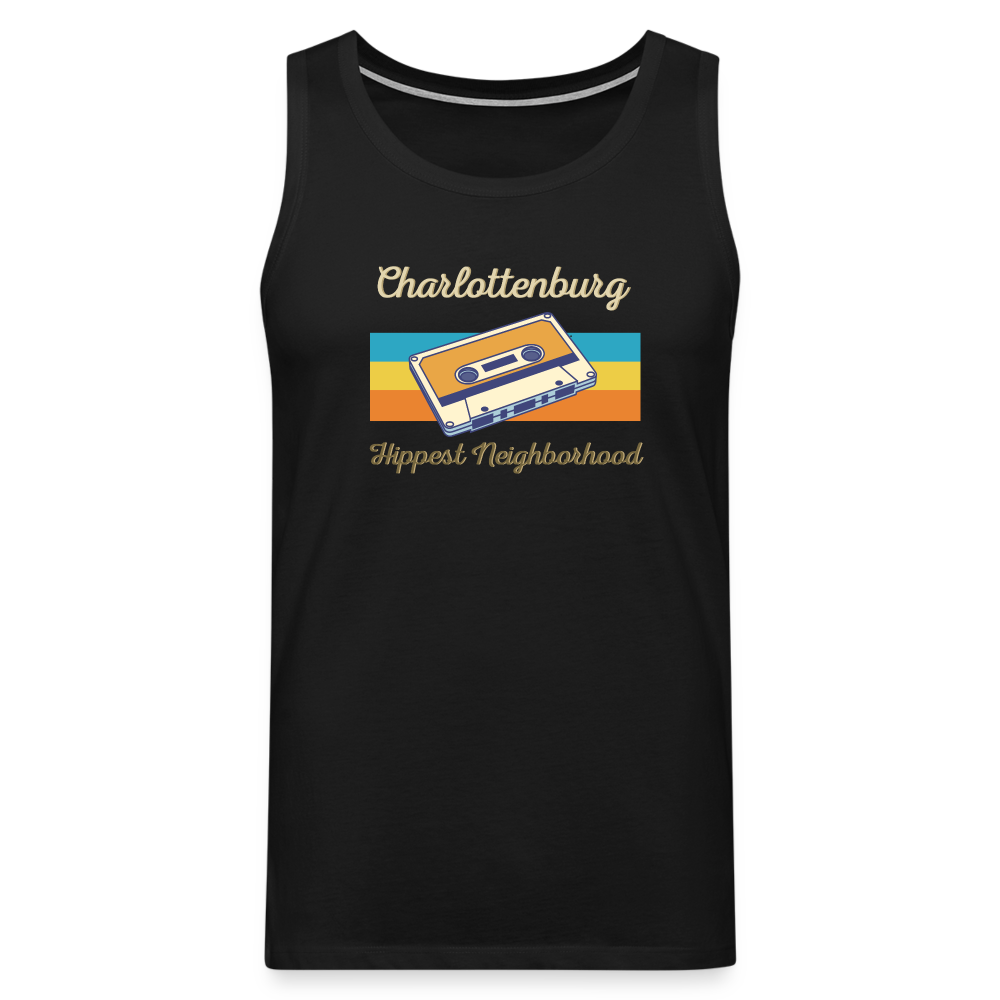 Charlottenburg Hippest Neighborhood - Männer Premium Tank Top - Schwarz