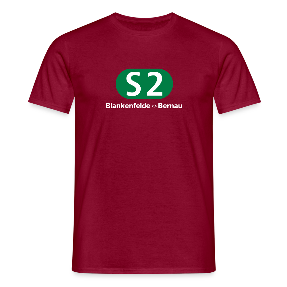 S2 - Männer Premium T-Shirt - Ziegelrot