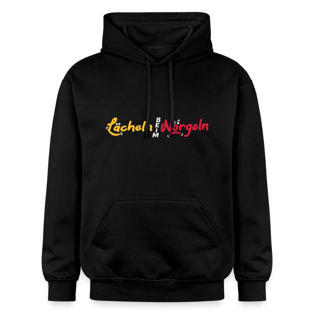 Lächeln beim Nörgeln - Hoodie - Schwarz