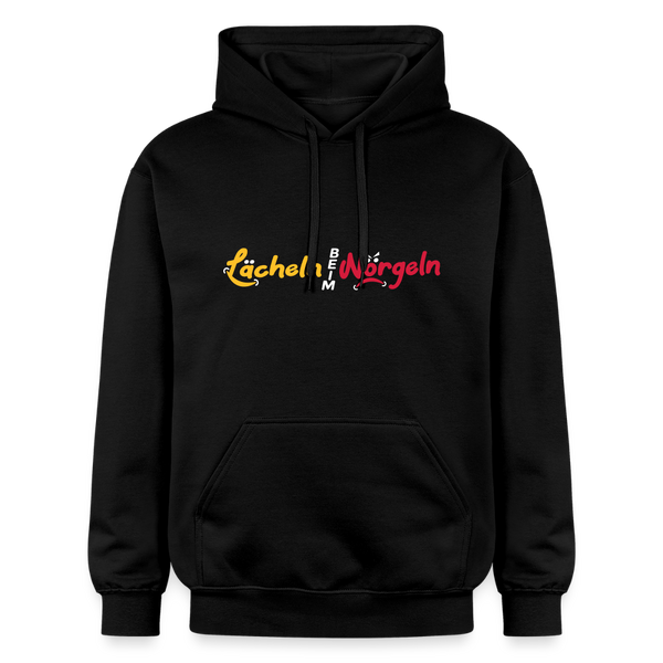 Lächeln beim Nörgeln - Hoodie - Schwarz