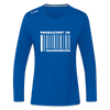 PRODUZIERT IN BRANDENBURG - Frauen Sport Langarmshirt - Royalblau