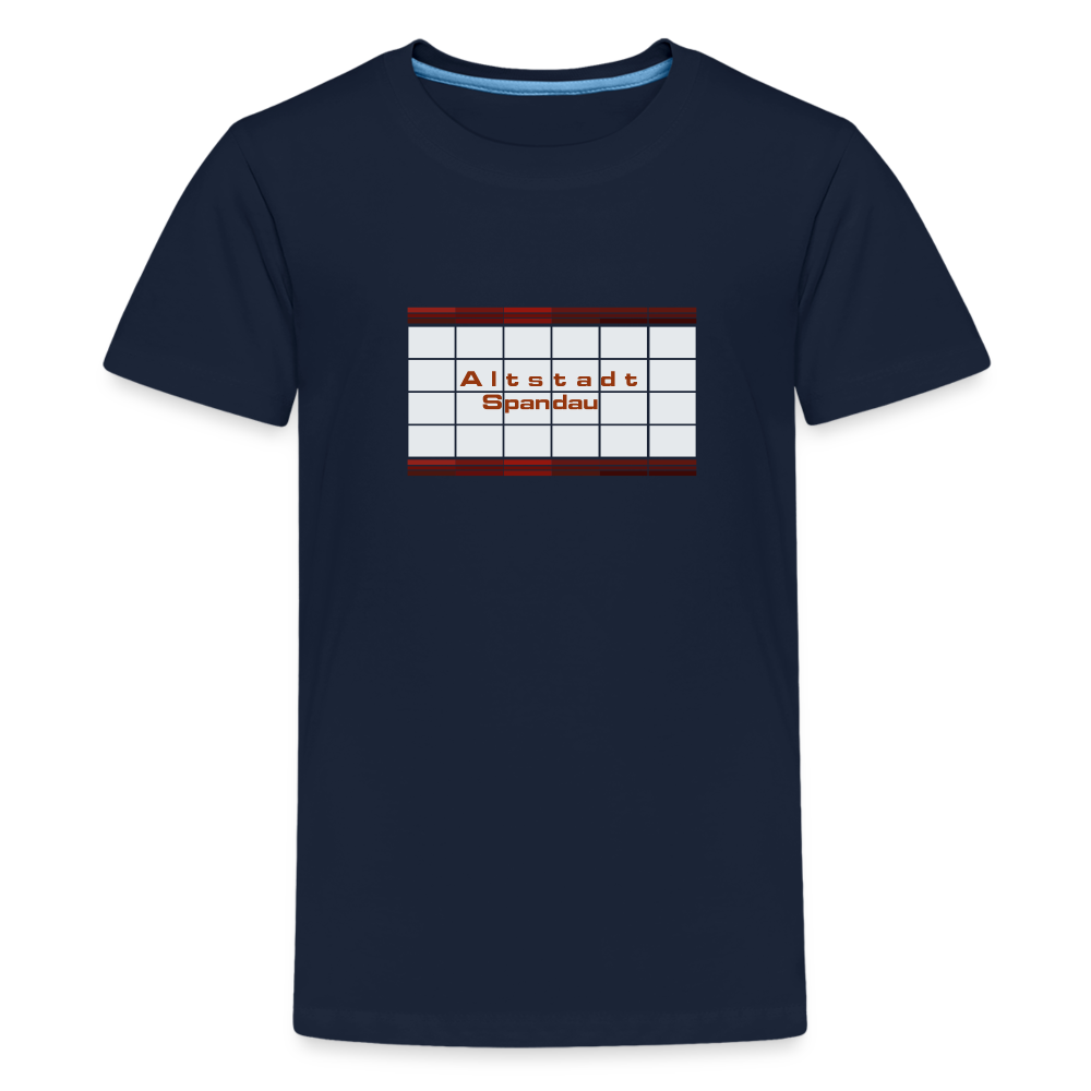 Altstadt Spandau - Teenager Premium T-Shirt - Navy