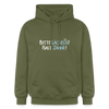 Bitte lächeln! Hast Zähne! - Hoodie - Militärgrün