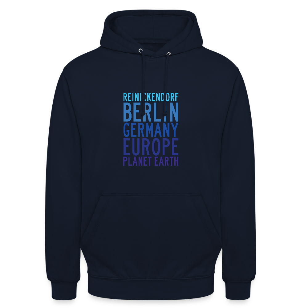 Reinickendorf Planet Earth - Unisex Hoodie - Navy