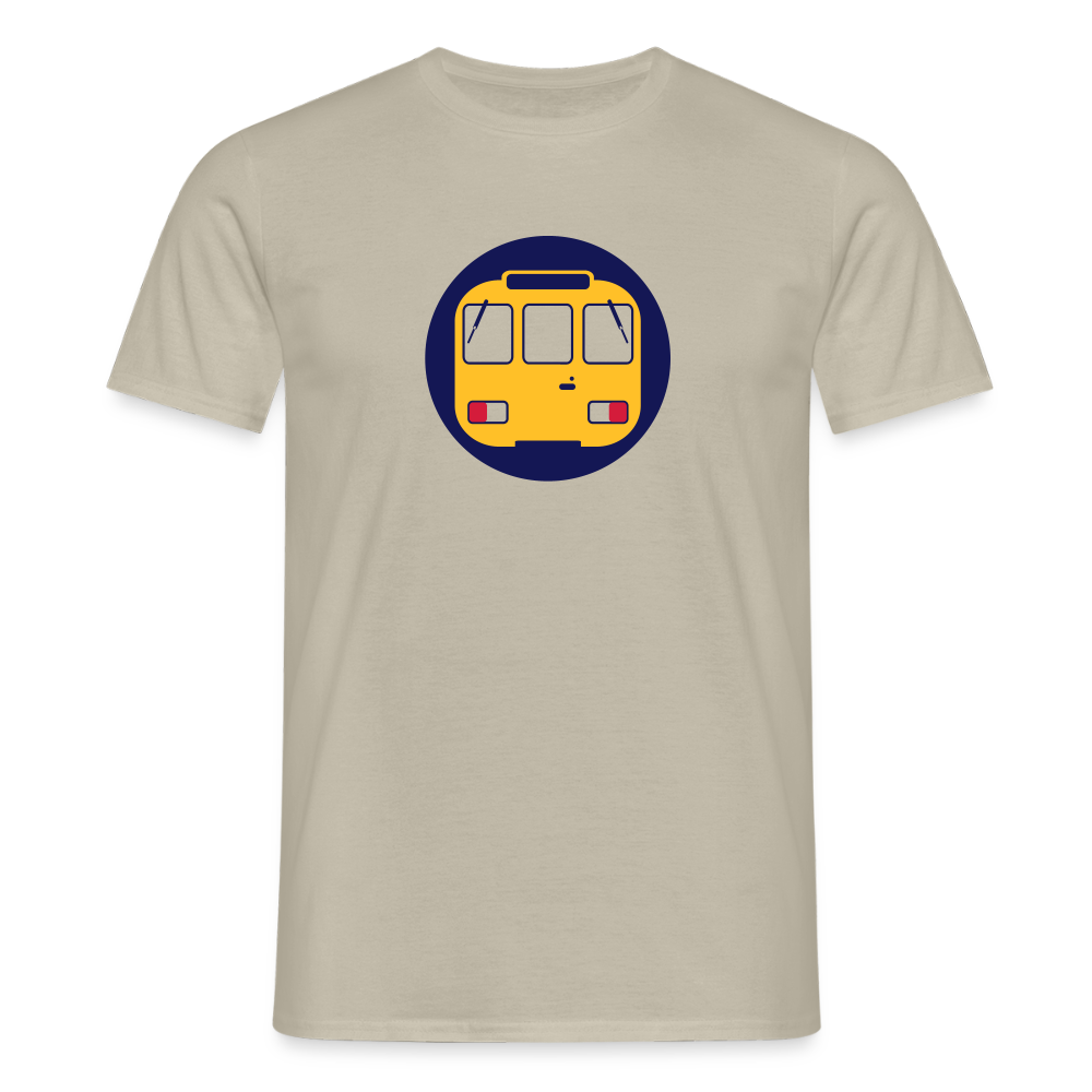 U-Bahntunnel - Männer Premium T-Shirt - Sandbeige