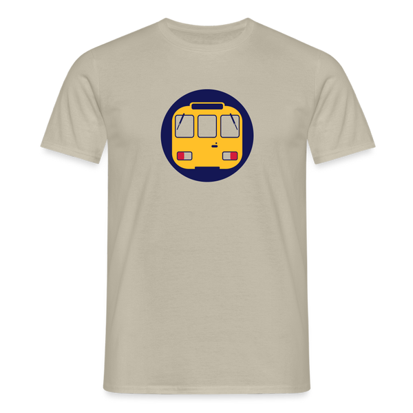 U-Bahntunnel - Männer Premium T-Shirt - Sandbeige