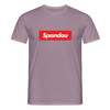 Spandau rot - Männer Premium T-Shirt - Lilagrau