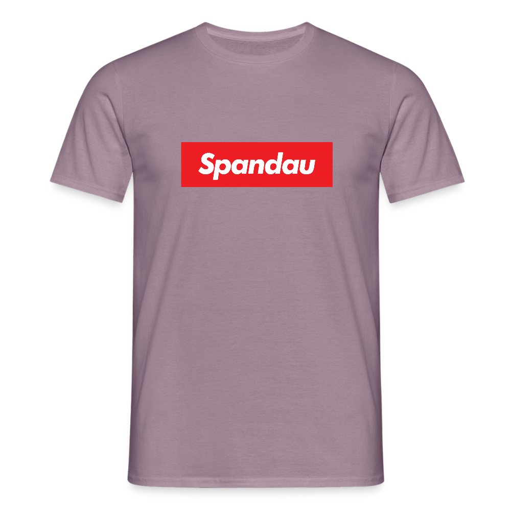 Spandau rot - Männer Premium T-Shirt - Lilagrau