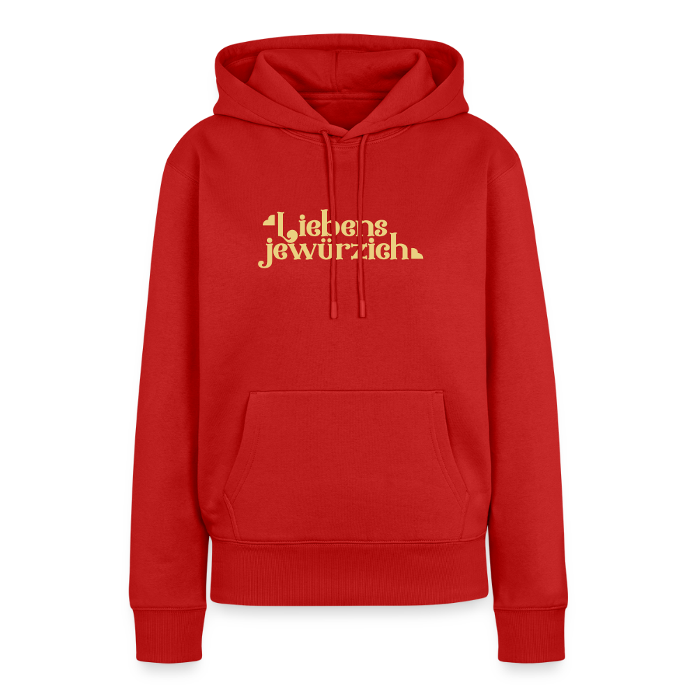 Liebensjewürzich - Frauen Premium Hoodie - Rot