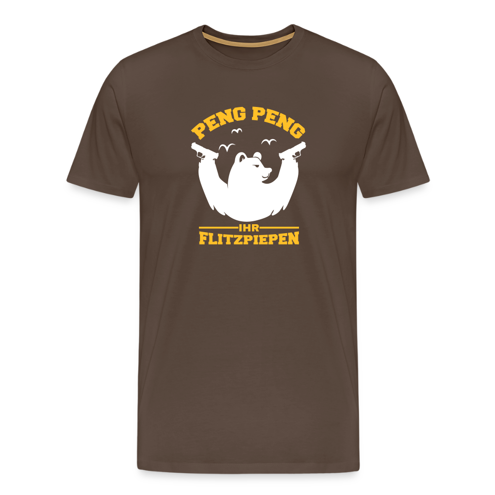 Peng Peng - Männer Premium T-Shirt - Edelbraun