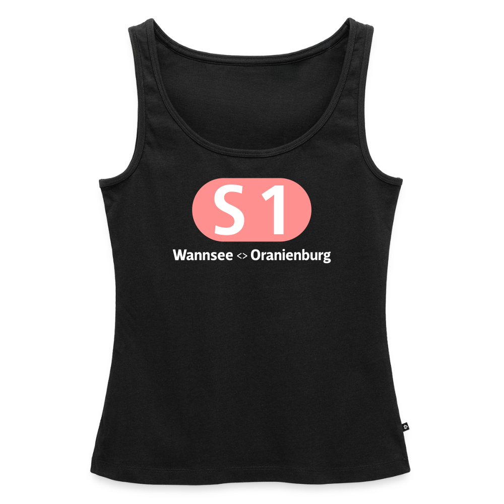 S1 - Frauen Bio Tank Top - Schwarz