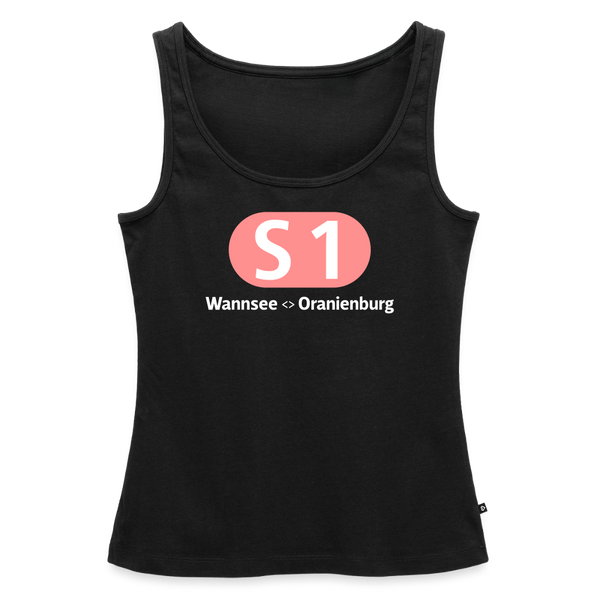 S1 - Frauen Bio Tank Top - Schwarz