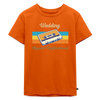 Wedding Hippest Neighborhood - Kinder Premium T-Shirt - Orange