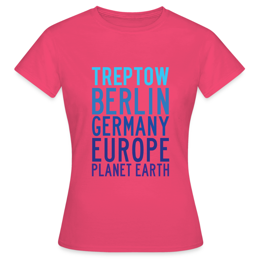 Treptow Planet Earth - Frauen Premium T-Shirt - Azalea