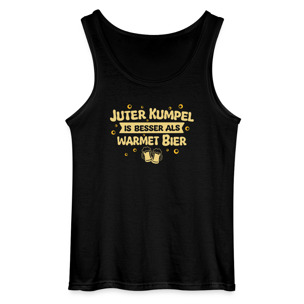 Juter Kumpel ist besser als warmet Bier - Männer Tank Top - Schwarz
