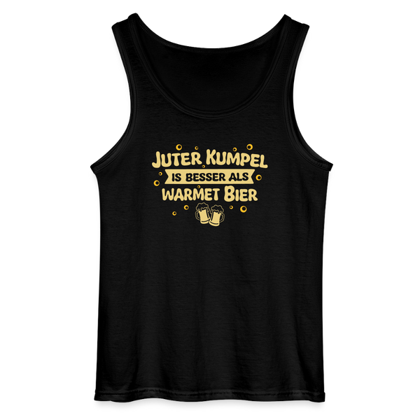 Juter Kumpel ist besser als warmet Bier - Männer Tank Top - Schwarz