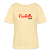 Neukölln Berlin - Relaxed Rundhals Frauen Bio-T-Shirt - Creme