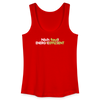 Nich faul! Energieeffizient! - Frauen Bio Tank Top - Rot