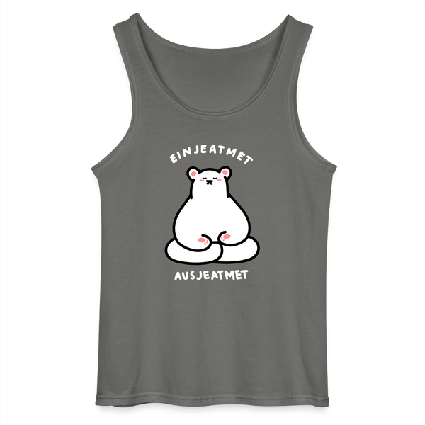 Einjeatmet - Männer Tank Top - Anthrazit