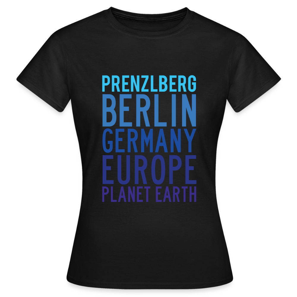 Prenzlberg - Planet Earth - Frauen Premium T-Shirt - Schwarz