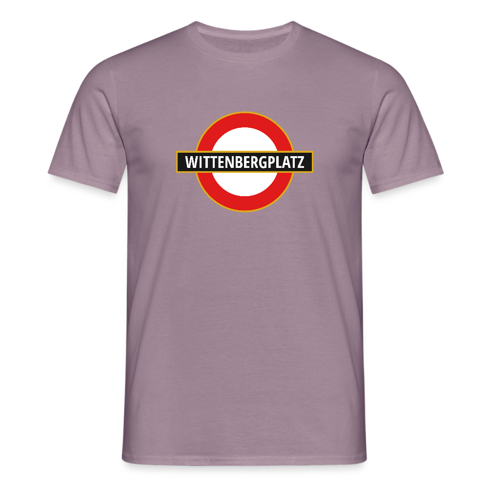 Wittenbergplatz - Männer Premium T-Shirt - Lilagrau