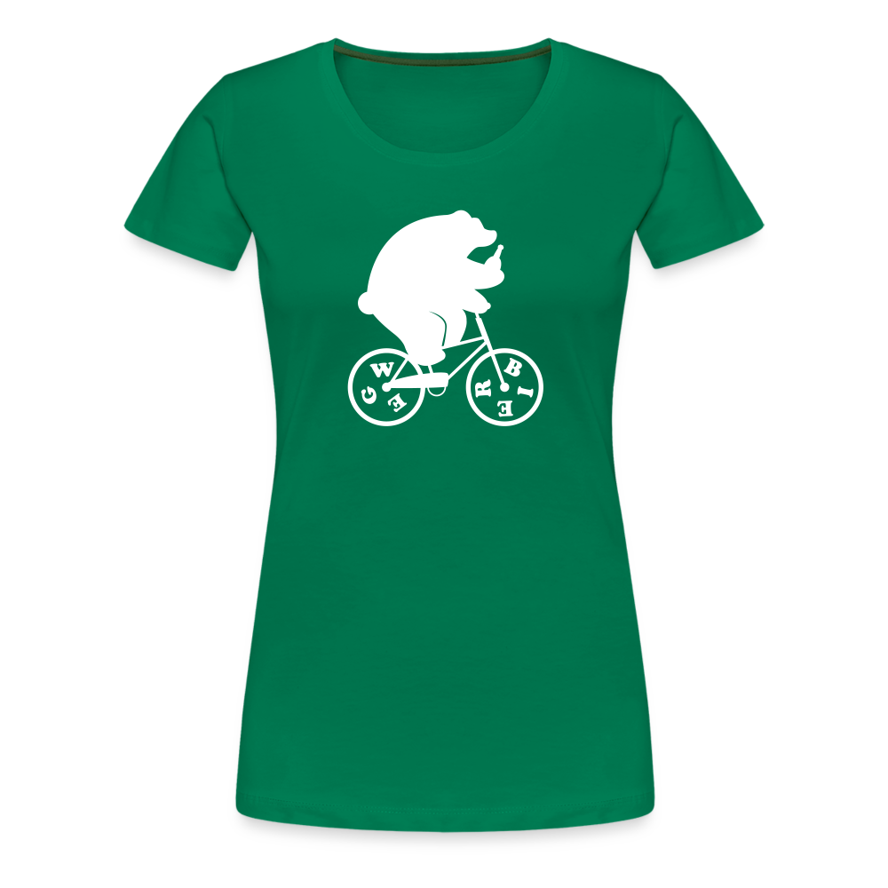 Wegbier Berlin - Frauen Premium T-Shirt - Kelly Green