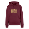 Keen Bock uff Heck Meck - Frauen Premium Hoodie - Burgunderrot