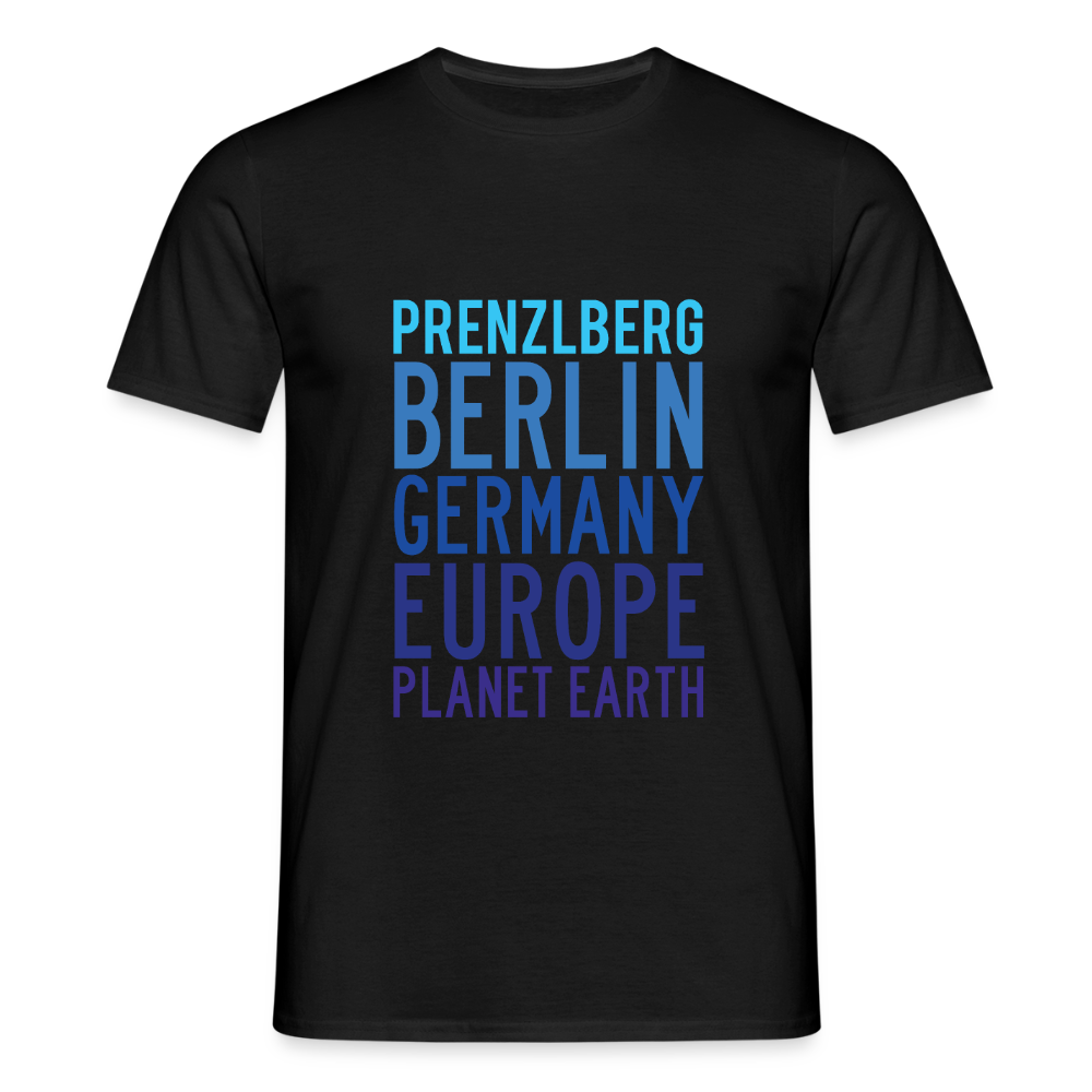 Prenzlberg - Planet Earth - Männer Premium T-Shirt - Schwarz