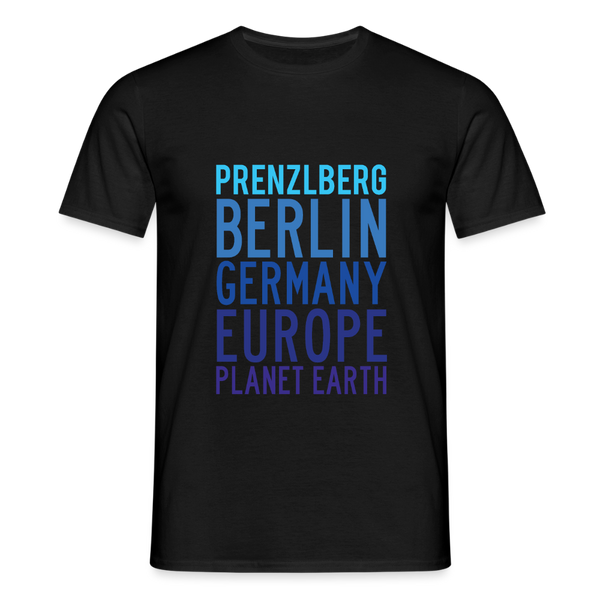 Prenzlberg - Planet Earth - Männer Premium T-Shirt - Schwarz