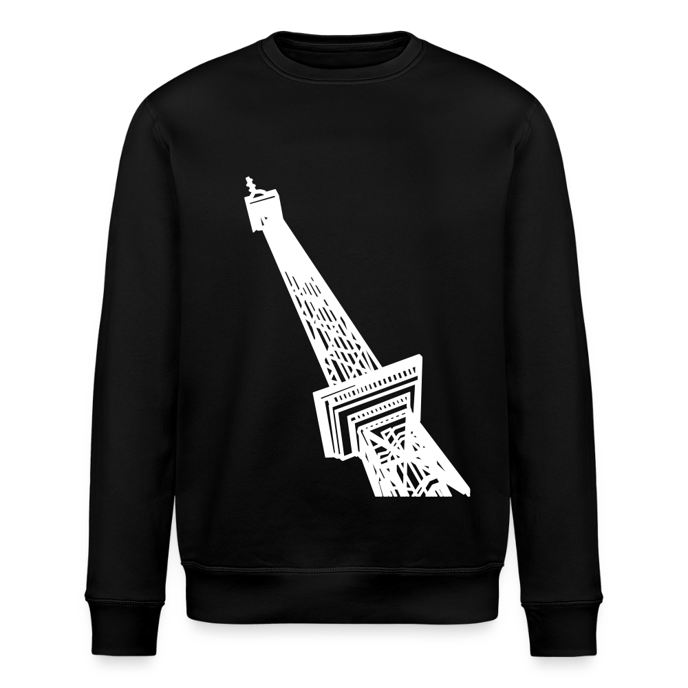 Der Funkturm - Unisex Bio Sweatshirt - Schwarz