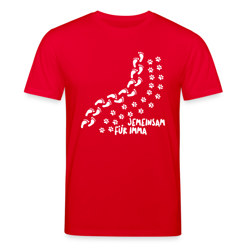 Jemeinsam Für Imma - Unisex Bio T-Shirt - Rot