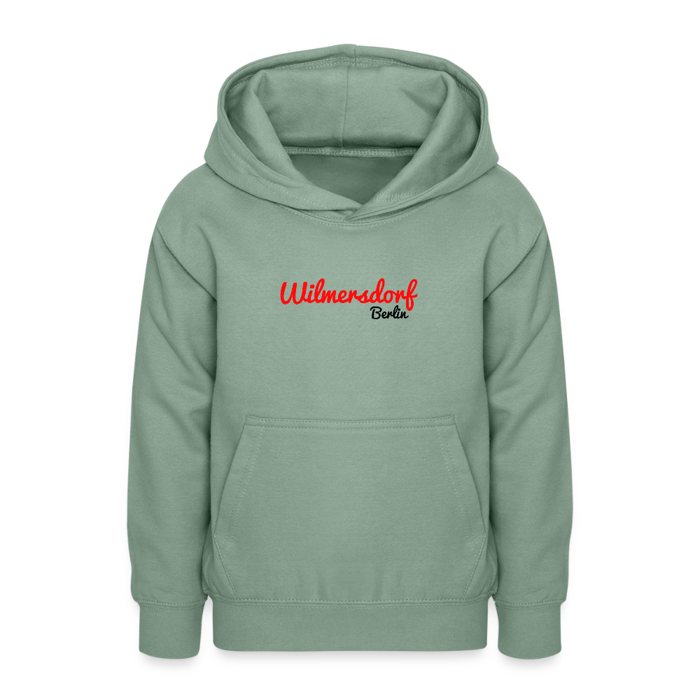 Wilmersdorf Berlin - Teenager Hoodie - Graugrün