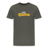 Kiezkönig - Männer Premium T-Shirt - Asphalt