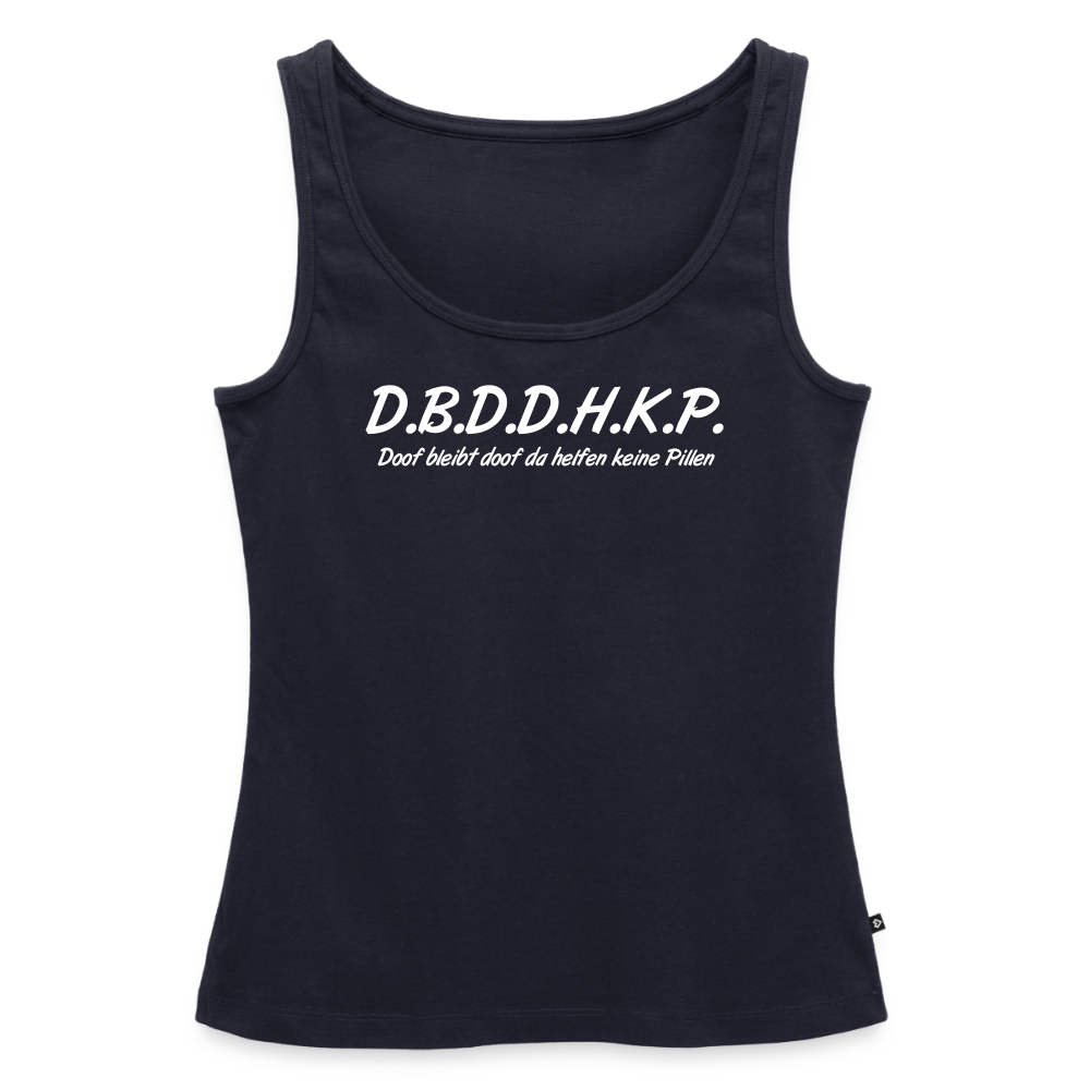 d.b.d.d.h.k.P - Frauen Bio Tank Top - Navy