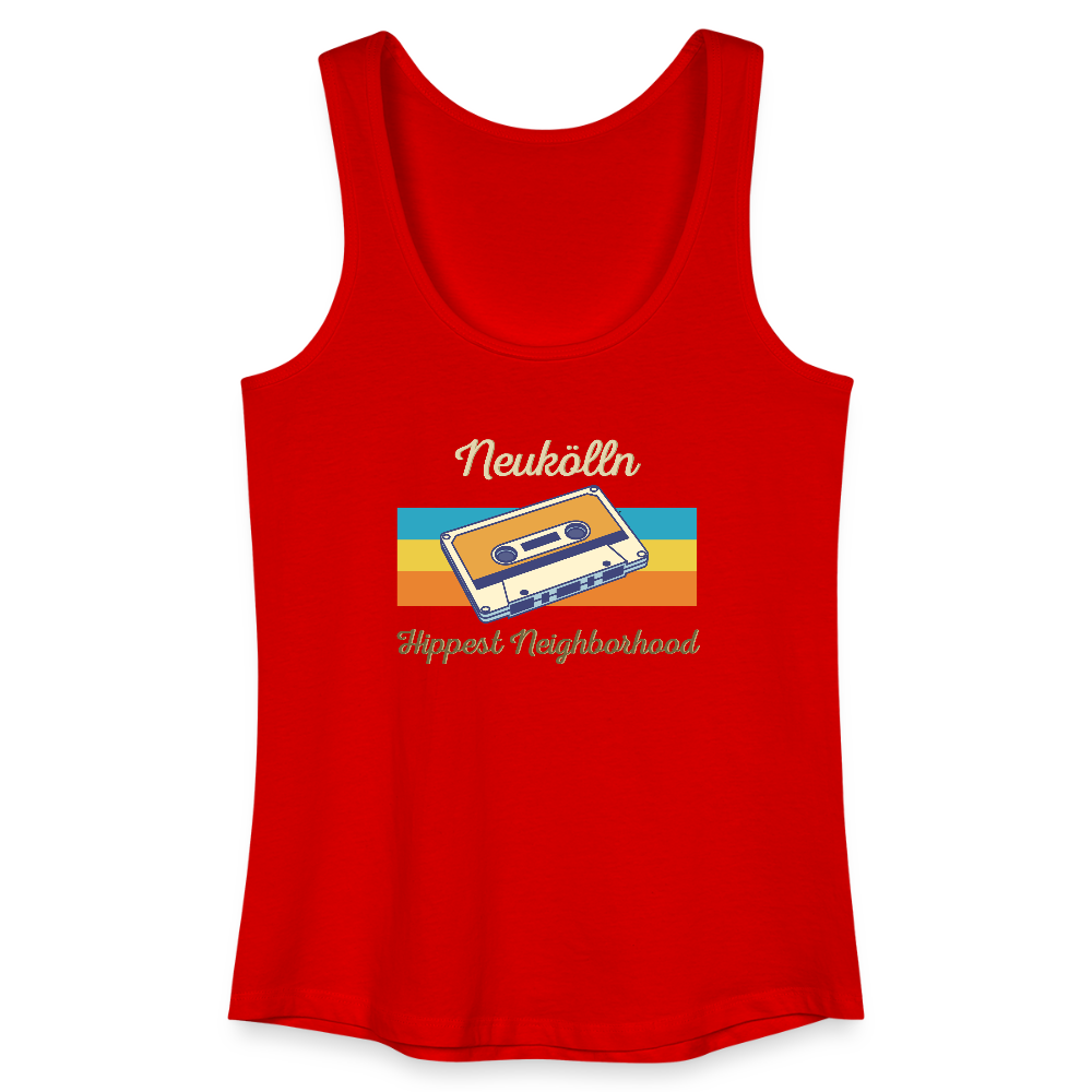 Hippes Neukölln - Frauen Bio Tank Top - Rot
