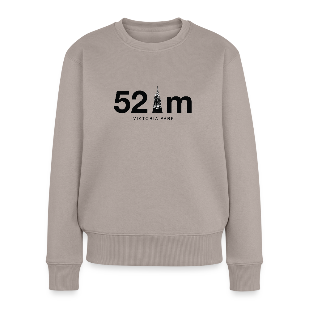 52 m Viktoria Park - Frauen Premium Pullover - Taupe