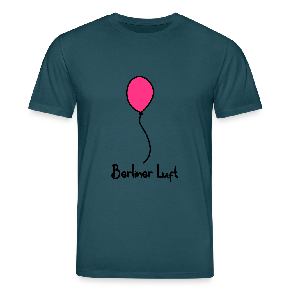 Berliner Luftballon - Unisex Bio T-Shirt - Dunkles Petrol