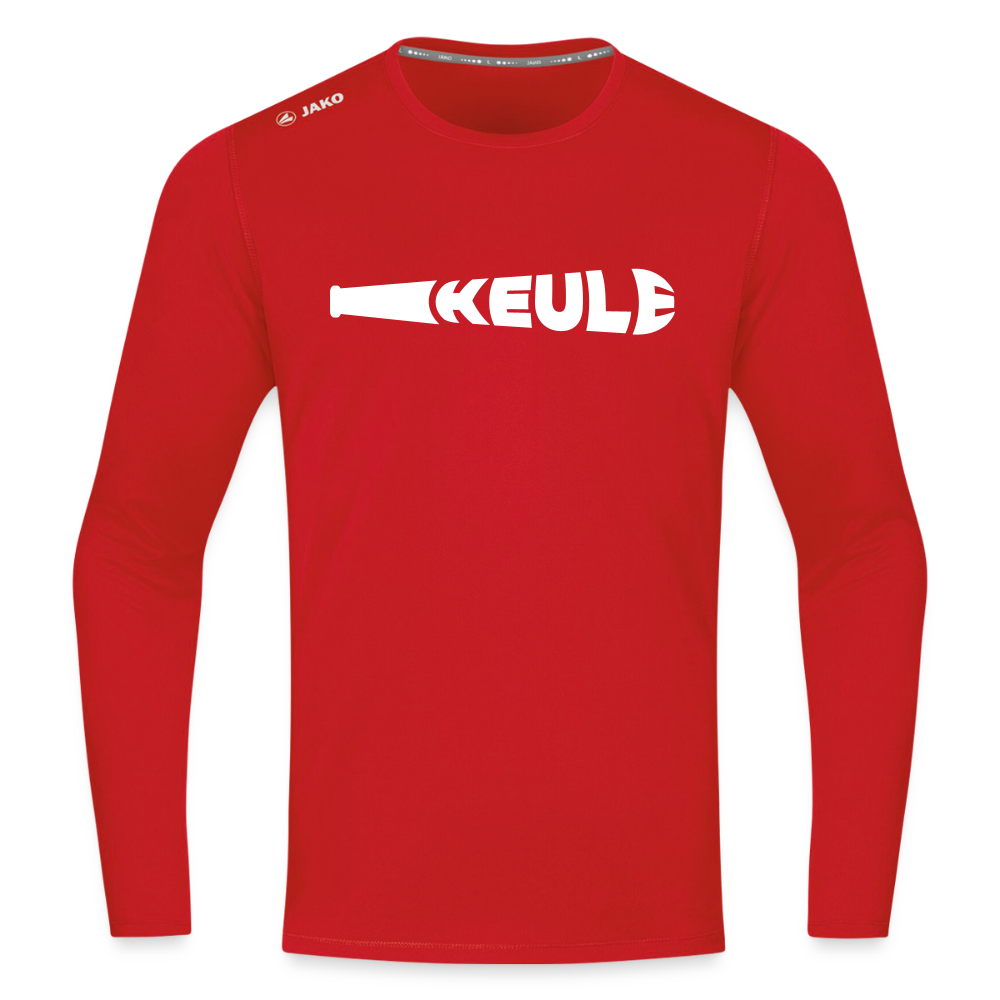 Keule - Männer Sport Langamshirt - Rot