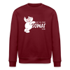 Dit is mir sowat von - Unisex Bio Sweatshirt - Burgunderrot