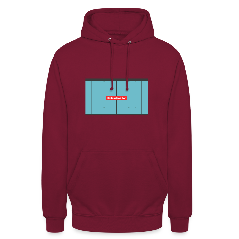 Hallesches Tor - Unisex Hoodie - Bordeaux