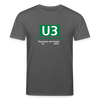U3 - Unisex Bio T-Shirt - Anthrazit