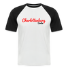 Charlottenburg Berlin - Männer Baseball T-Shirt - Weiß/Schwarz