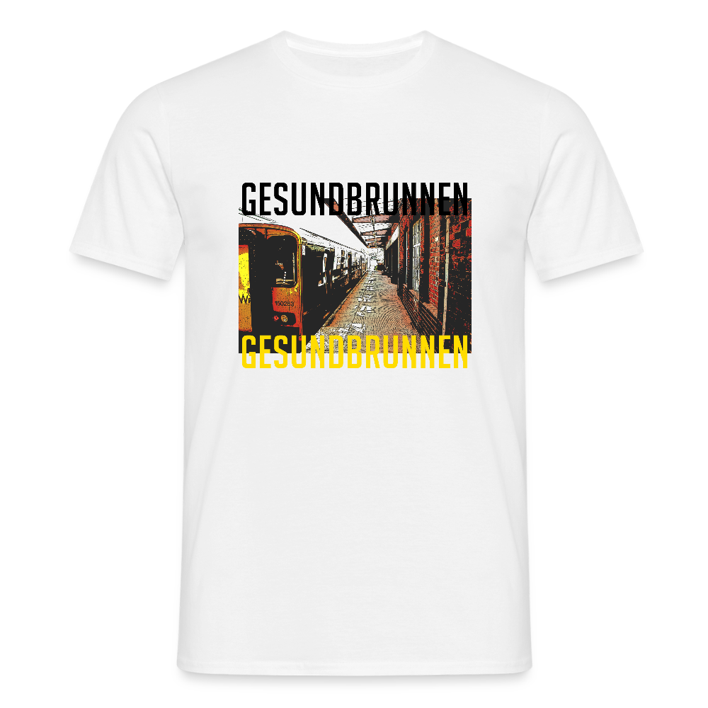 Gesundbrunnen - Männer Premium T-Shirt - Weiß
