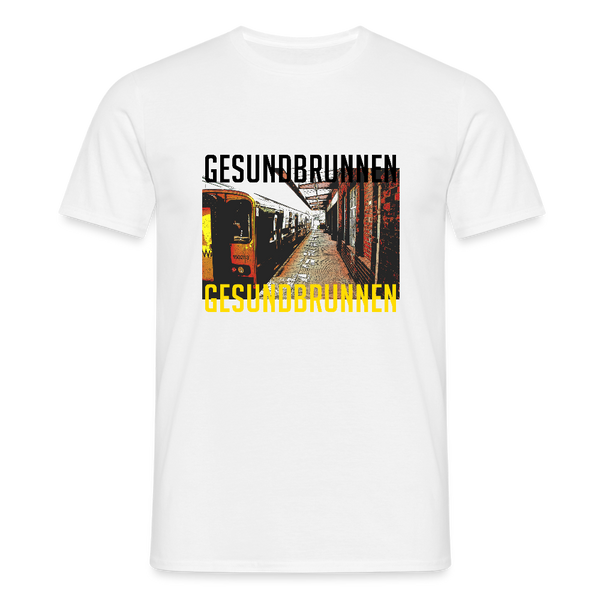 Gesundbrunnen - Männer Premium T-Shirt - Weiß